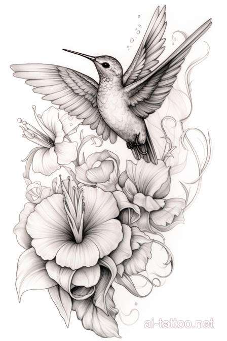AI Hummingbird Tattoo Ideas 10