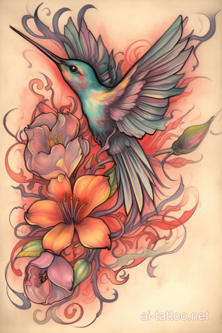 AI Hummingbird Tattoo Ideas 12