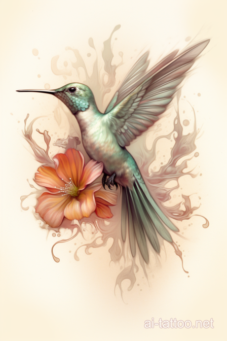 AI Hummingbird Tattoo Ideas 14