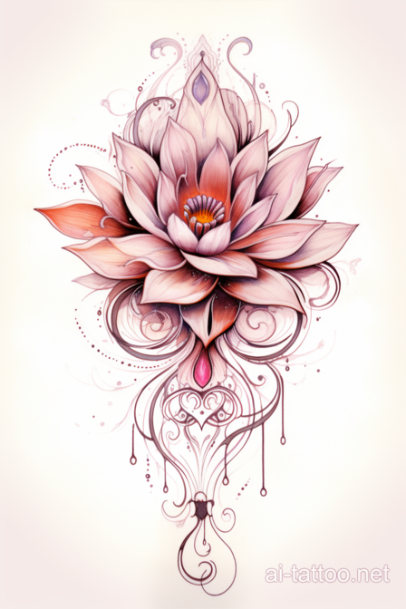  AI Lotus Tattoo Ideas 19