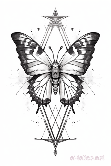  AI Butterfly Tattoo Ideas 11