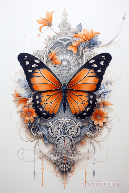 AI Butterfly Tattoo Ideas 18