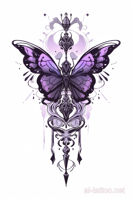  AI Butterfly Tattoo Ideas 9