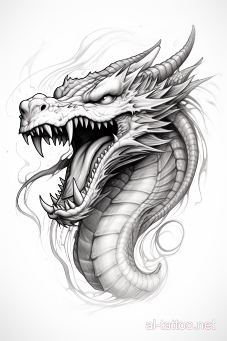 AI Dragon Tattoo Ideas 4