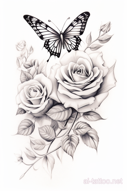  AI Rose Tattoo Ideas 12